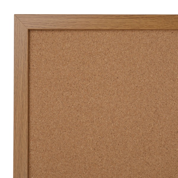 Office Depot Brand Cork Bulletin Board 36 x 48 Wood Frame With Light Oak  Finish - Office Depot