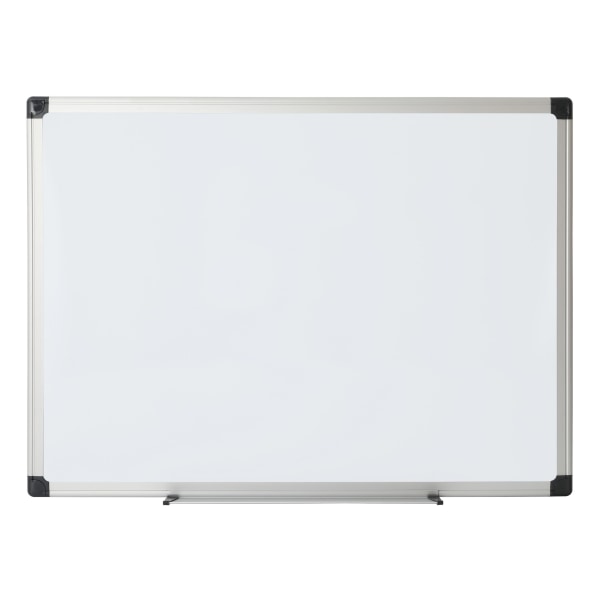FORAY&trade; Aluminum-Framed Dry-Erase Board, 36&quot; x 48&quot;, White Board, Silver Frame 698542