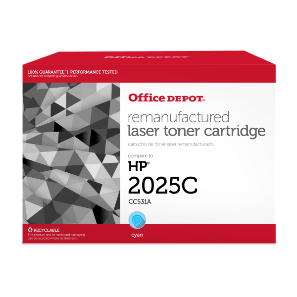 Office Depot® Brand Remanufactured Cyan Toner Cartridge - Zerbee