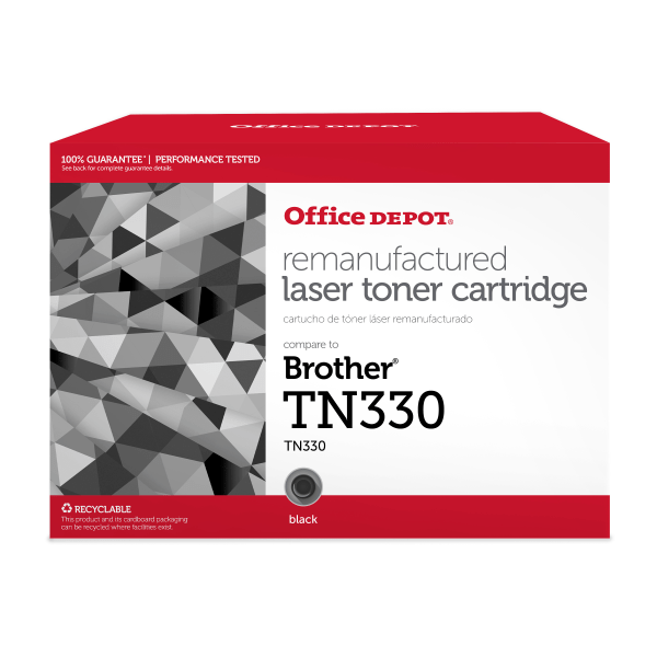 Remanufactured Black Toner Cartridge Replacement For Brother® TN330,  ODTN330 - Zerbee