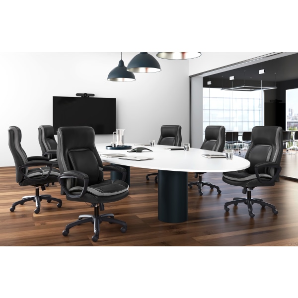Shaquille O'Neal™ Amphion Ergonomic Bonded Leather HighBack Executive