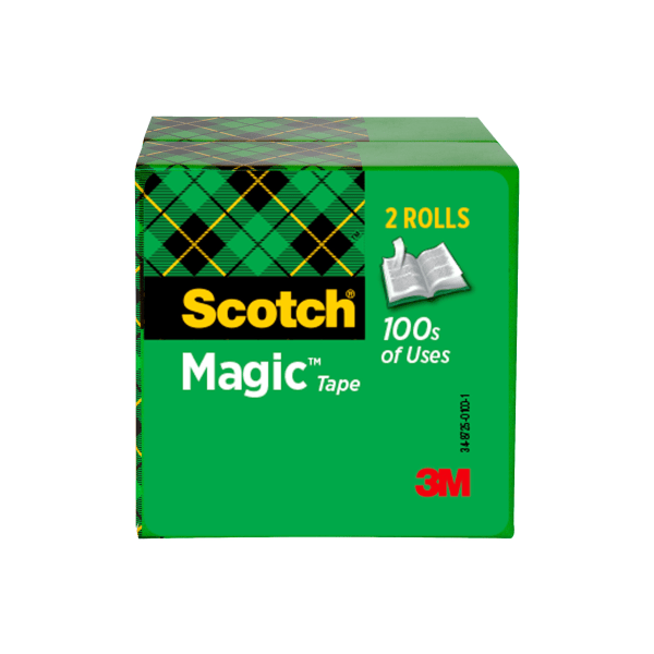 Scotch Magic Invisible Tape In Dispensers 34 x 650 Clear Pack of 6 rolls -  Office Depot