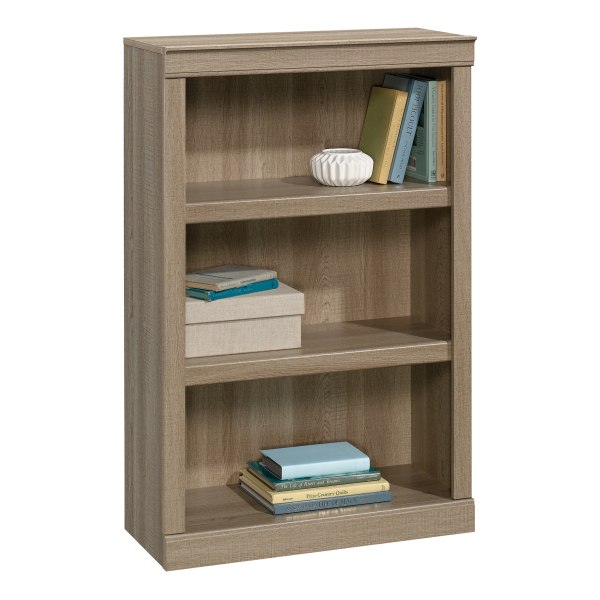 Realspace Peakwood 71 H 5 Shelf Bookcase Smoky Brown - Office Depot