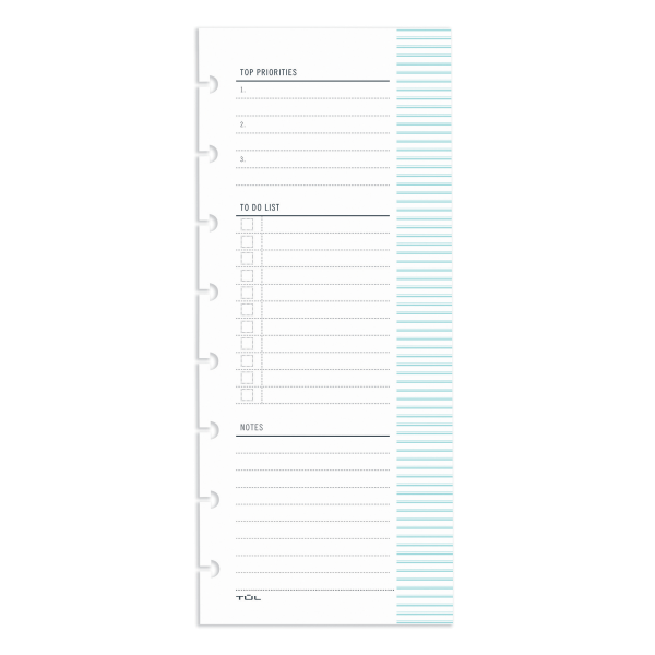 TUL Discbound Refill Pages 8 12 x 11 Narrow Ruled Letter Size 50