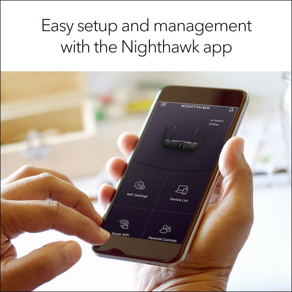 Netgear Nighthawk AX6 RAX50 Wi-Fi 6 IEEE 802.11ax Ethernet