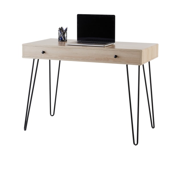 callay writing desk blonde oak