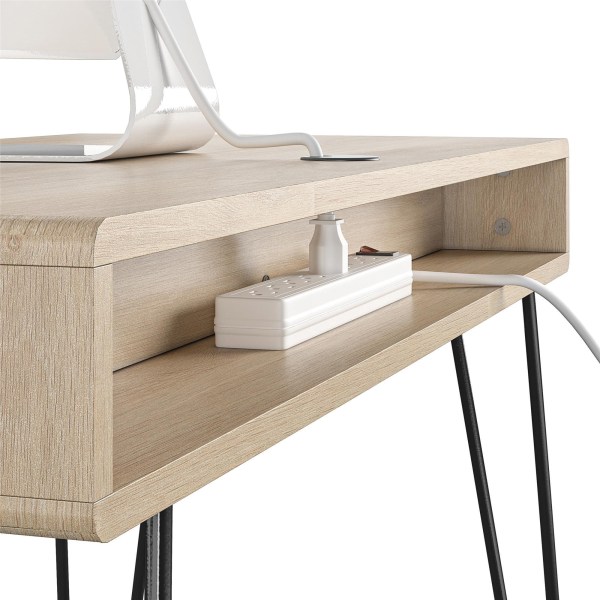 callay writing desk blonde oak