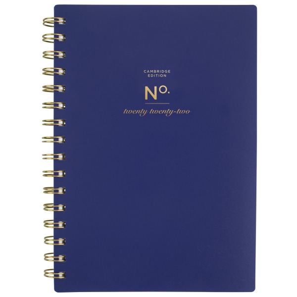 Cambridge WorkStyle Navy 2022 Weekly Monthly Planner 7133233