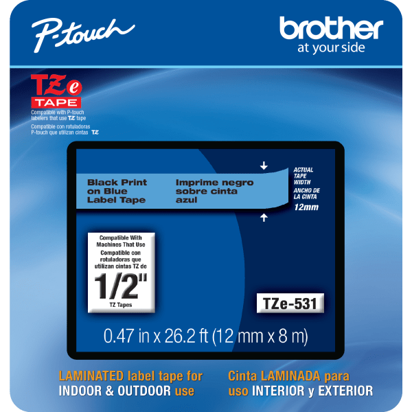 Brother&reg; TZE531CS Genuine P-Touch Laminated Label Tape 7135719