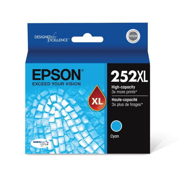 Epson® 252 DuraBrite® Ultra Cyan Ink Cartridge - Zerbee