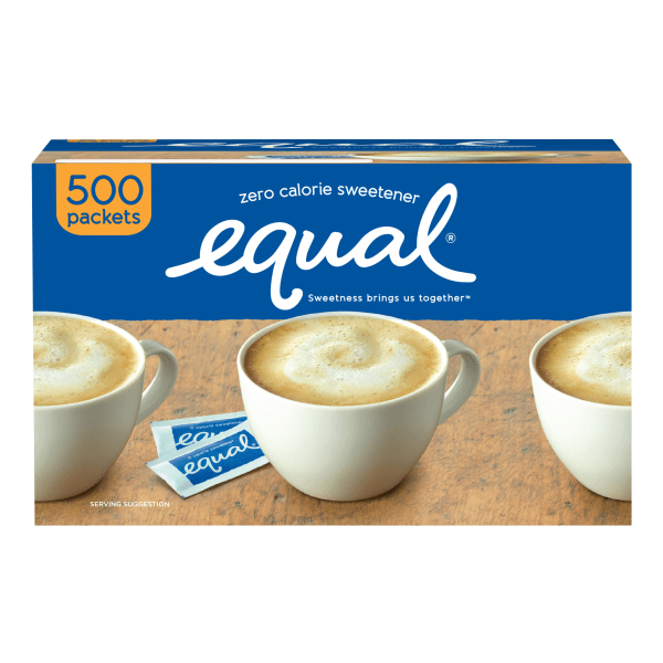 Equal&reg; Original Sweetener, 0.035 Oz., Box Of 500 MRINUT20015448