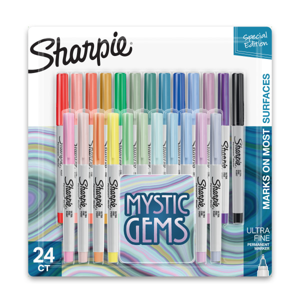Sharpie Retractable Permanent Markers Ultra Fine Point Black Pack