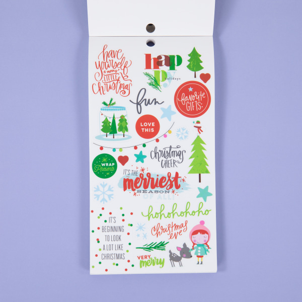 Happy Planner Classic Stickers, 9H x 4-3/4W x 1/4D, Seasonal