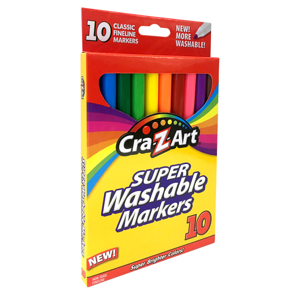 Cra-Z-Art Super Washable Finetip Markers - Zerbee