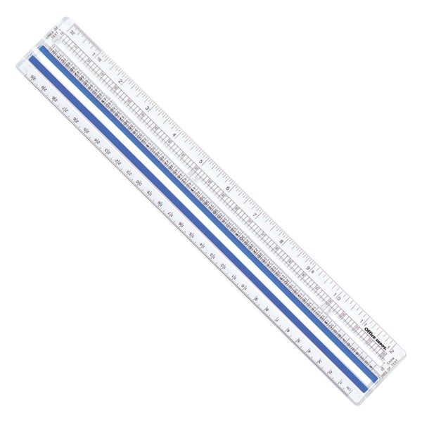 Office Depot Brand Plastic Ruler 6 Assorted Colors No Color Choice