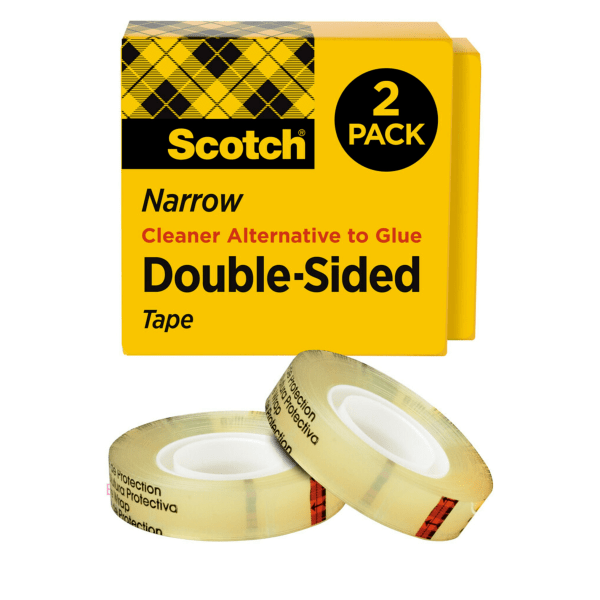 Scotch Double Sided Tape Runner, 1-Pack, 0.27 in x  