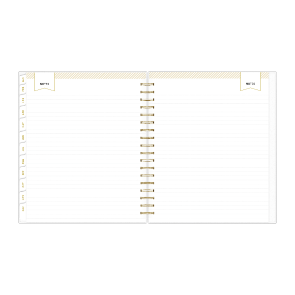 2024 Day Designer Daily/Monthly Planning Calendar, 8 x 10, Petals  Frosted, January To December