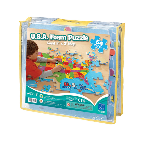 Educational Insights Foam Map Puzzle - Zerbee