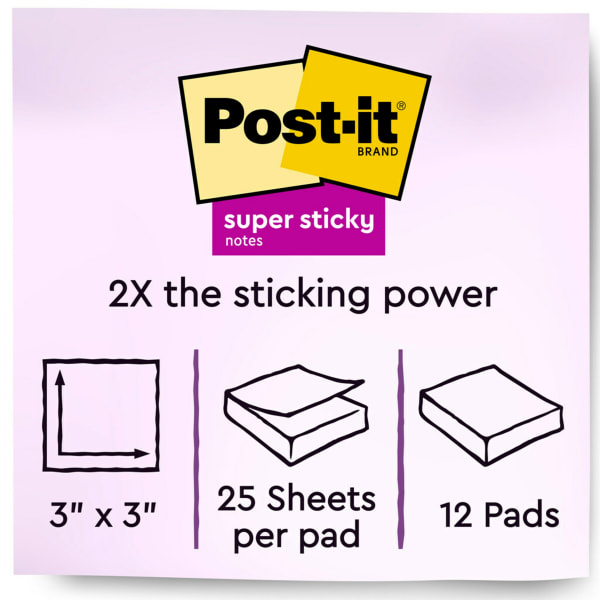 Post-it® Super Sticky Big Notes - Zerbee