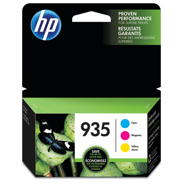 HP 935, (N9H65FN) 3-Pack Cyan/Magenta/Yellow Original Ink Cartridges HP 935, (N9H65FN) 3-Pack Cyan/Magenta/Yellow Original Ink Cartridges