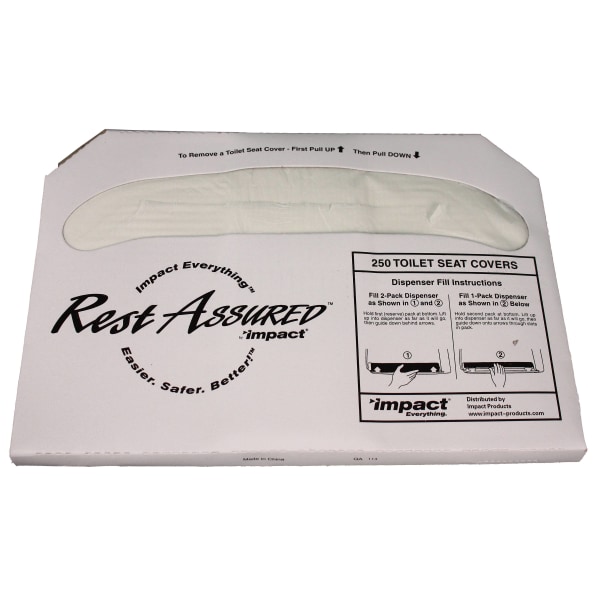 Impact Toilet Seat Cover Starter Set - Half-fold - 1 Each