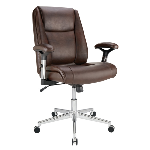 Realspace Fennington Bonded Leather High Back Executive Chair