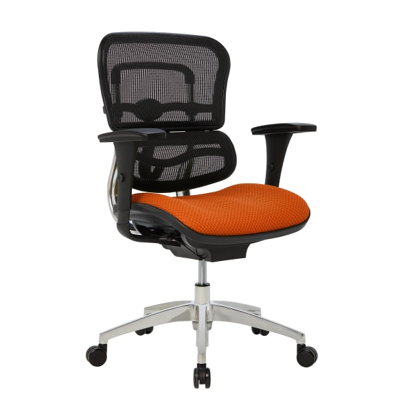 WorkPro&reg; 12000 Series Ergonomic Mesh/Premium Fabric Mid-Back Chair 7505228