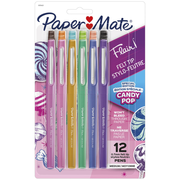 Paper Mate Flair Metallic Color Felt Tip Pens - Zerbee