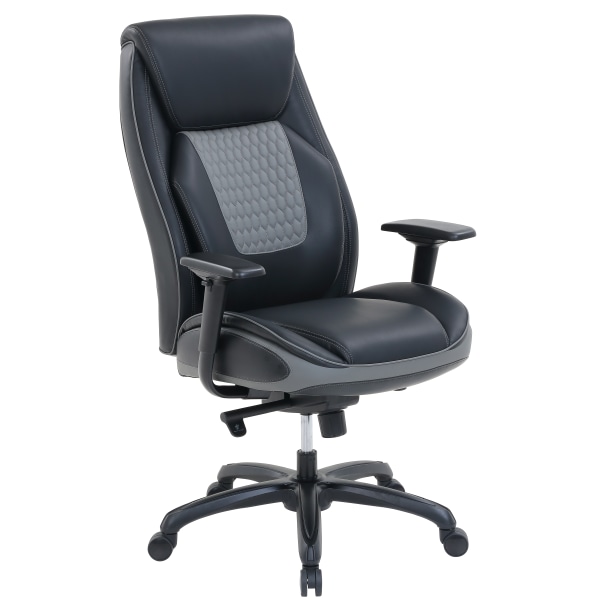 Office Desk Faux Leather Lumbar Support Conference Executive Chair
