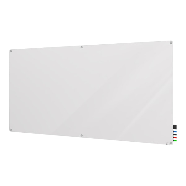 Ghent Dry-Erase Whiteboard, 48 1/2 x 96 1/2, Wood Frame With Brown Finish  - Zerbee