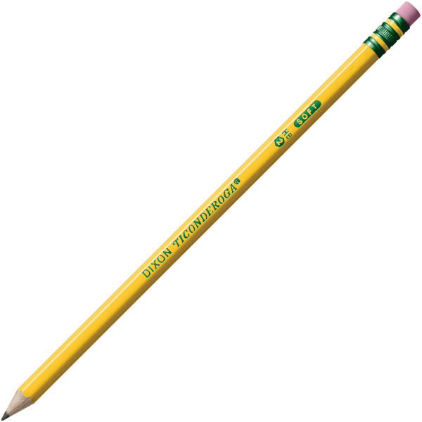 Ticonderoga Pre-Sharpened Pencil, #2, Yellow Barrel - 30 count