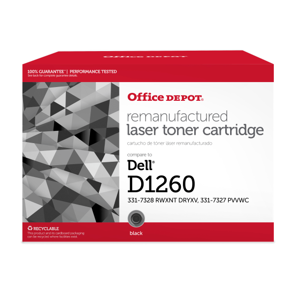 Office Depot&reg; Brand Remanufactured Black Toner Cartridge 762344