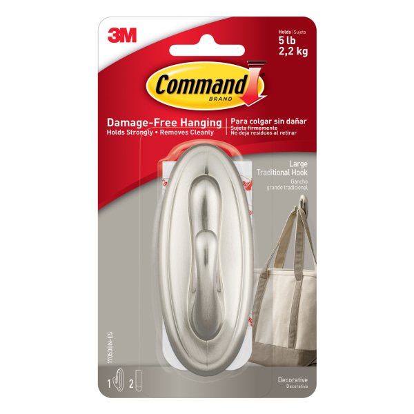 Command Medium Refill Strips, 9-Command Strips, Damage-Free Hanging for  Christmas Decor, White