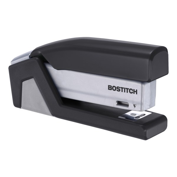 EcoStapler Spring-Powered Desktop Stapler, 20-Sheet Capacity, Black-Gray