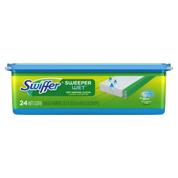  Swiffer WetJet Hardwood Floor Cleaner Spray Mop Pad Refill,  Multi Surface, 24 Count : Health & Household