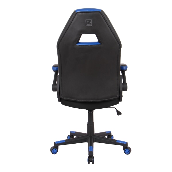 RS Gaming RGX Faux Leather High Back Gaming Chair BlackWhite BIFMA  Compliant - Office Depot