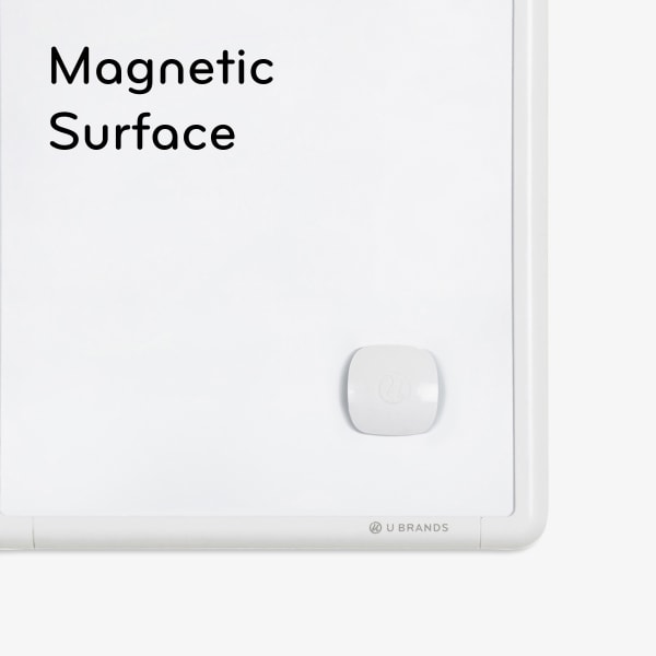 U Brands® DryErase Whiteboard, 8 1/2" x 11", Plastic Frame