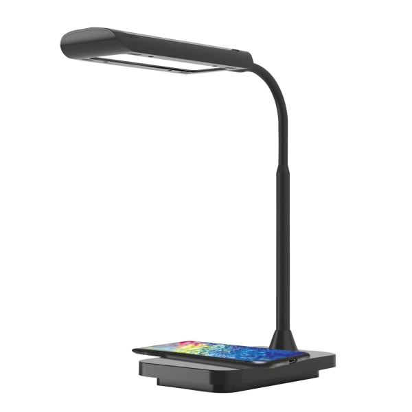 Realspace™ Trezdon RGB Desk Lamp With USB and Wireless Charger - Zerbee