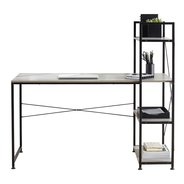 trazer desk with bookcase