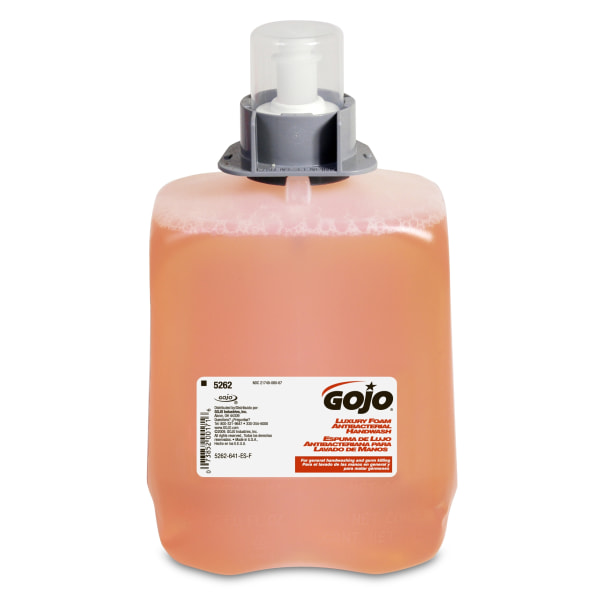 Gojo&reg; FMX-20 Dispenser Antibacterial Handwash Refill - Fresh Fruit Scent - 67.6 fl oz (2 L) - Bacteria Remover GOJ526202