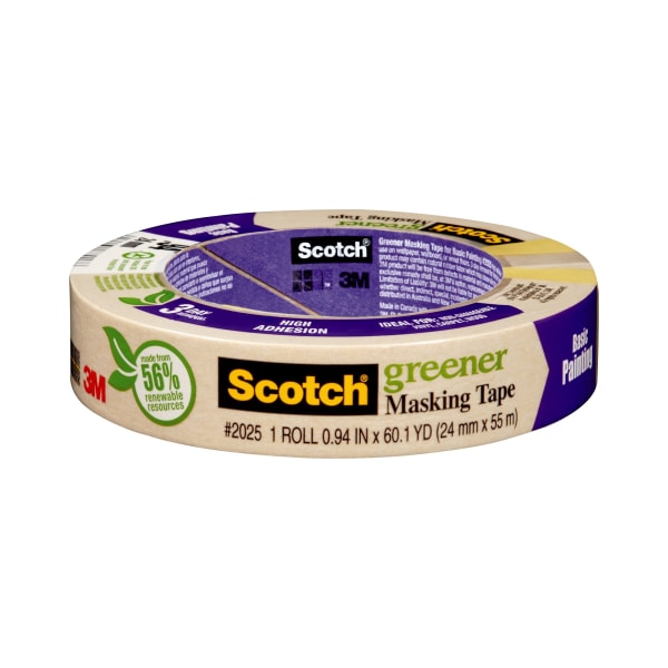 Scotch 234 General Purpose Masking Tape, 1 Inch x 60 Yard, Tan