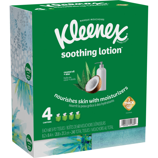 Kleenex Soothing Lotion Tissues KCC54289