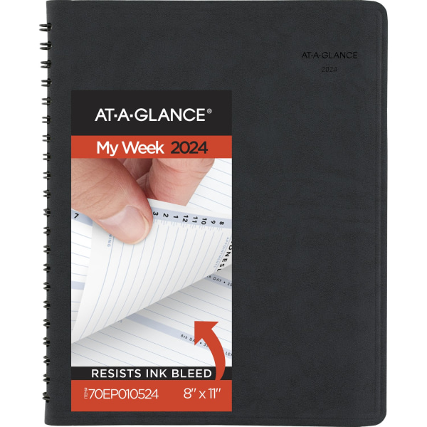 2024 ATAGLANCE® The Action Planner Weekly Appointment Book Planner, 8