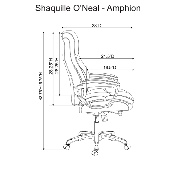 amphion high back executive chair