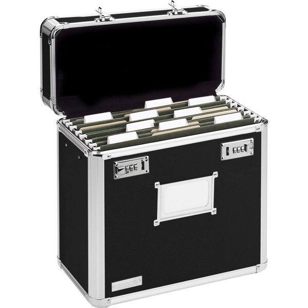 Vaultz Locking Storage Chest - Black