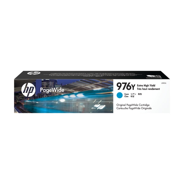 HP 976Y PageWide Extra High-Yield Cyan Cartridge HEWL0R05A