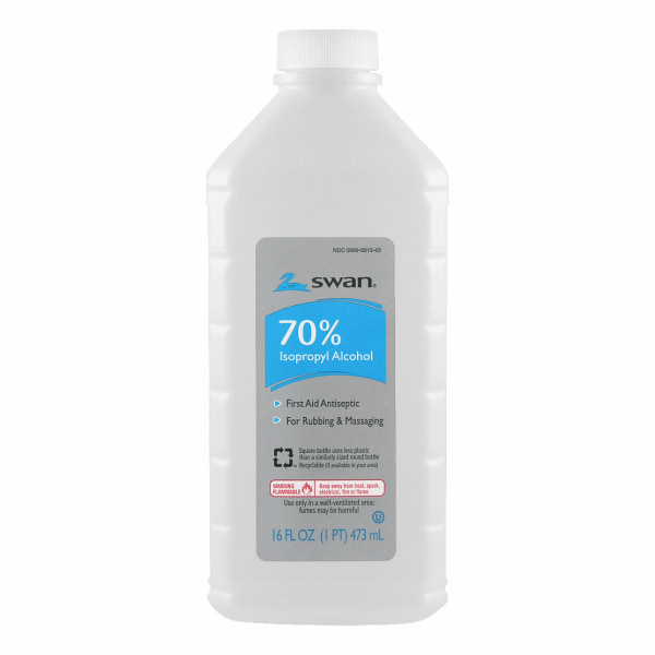 Swan® Isopropyl Alcohol 70% Bottle 16 oz.