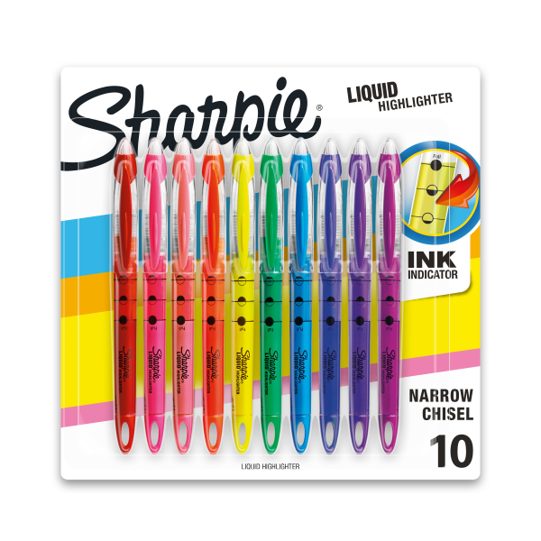 Sharpie Accent Liquid Pen Style Highlighter, Fluorescent Yellow - 12 pack