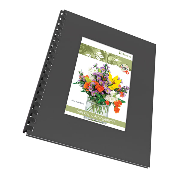 Office Depot® Brand Designer Textured Binding Covers, 8 1/2" x 11