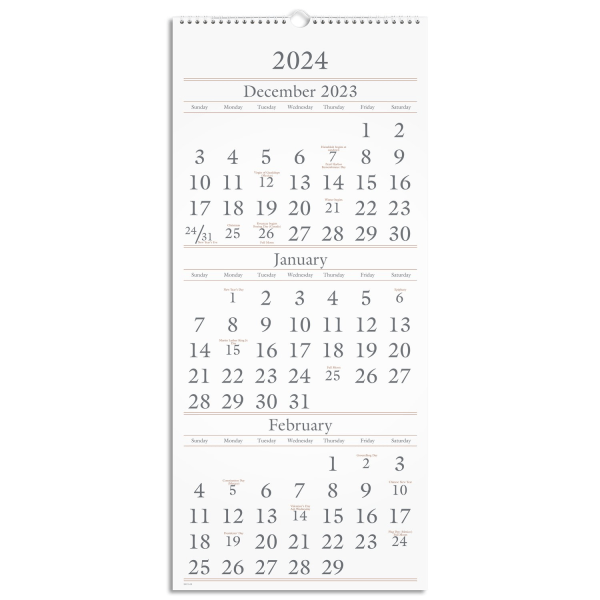 At-A-Glance PM5028 QuickNotes Desk/Wall Monthly Calendar Wirebound